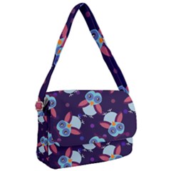 Owl-pattern-background Courier Bag by Simbadda