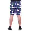Swan-pattern-elegant-design Men s Pocket Shorts View2
