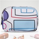 Sketch Line Art Doodles Design Make Up Pouch (Small) View1