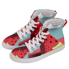 Strawberries Fruit Women s Hi-top Skate Sneakers by Grandong