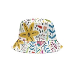 Flowers Nature Wallpaper Background Bucket Hat (kids) by Proyonanggan