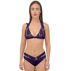 Skyscraper Town Urban Towers Double Strap Halter Bikini Set by Bangk1t