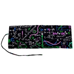 Math Linear Mathematics Education Circle Background Roll Up Canvas Pencil Holder (s) by Bangk1t
