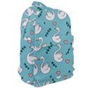 Elegant Swan Pattern Design Classic Backpack View2