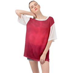 Amaranth Turbulance Cameurut Oversized Chiffon Top by imanmulyana