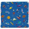 Space Rocket Solar System Pattern Back Support Cushion View4