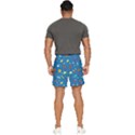 Space Rocket Solar System Pattern Men s Runner Shorts View4