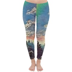 Abstract Art Psychedelic Arts Experimental Classic Winter Leggings by Bangk1t
