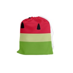 Watermelon Fruit Food Healthy Vitamins Nutrition Drawstring Pouch (medium) by pakminggu