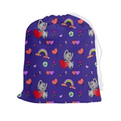 Texture Seamless Digital Scrapbooking Decorative Drawstring Pouch (2xl) by pakminggu