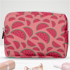 Watermelon Red Food Fruit Healthy Summer Fresh Make Up Pouch (medium) by pakminggu