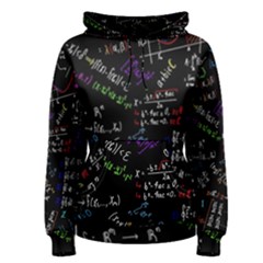 Mathematics  Physics Maths Math Pattern Women s Pullover Hoodie by Grandong