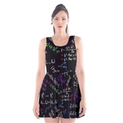 Mathematics  Physics Maths Math Pattern Scoop Neck Skater Dress by Grandong