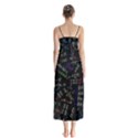 Mathematics  Physics Maths Math Pattern Button Up Chiffon Maxi Dress View2