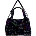 Mathematics  Physics Maths Math Pattern Double Compartment Shoulder Bag View1