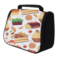 Dessert And Cake For Food Pattern Full Print Travel Pouch (small) by Grandong