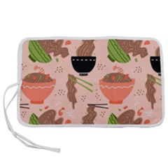 Japanese Street Food Soba Noodle In Bowl Pattern Pen Storage Case (l) by Grandong