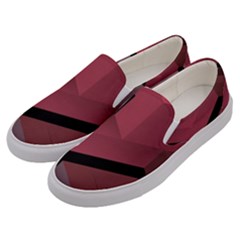 Blocks Abstract Pattern Art Men s Canvas Slip Ons by Grandong