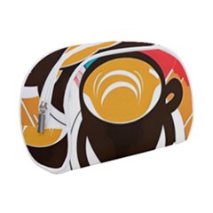 Coffee Tea Cappuccino Make Up Case (small) by uniart180623