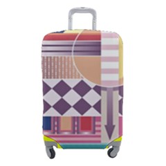 Abstract Shapes Colors Gradient Luggage Cover (small) by pakminggu