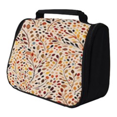 Autumn Leaves Pattern Full Print Travel Pouch (small) by pakminggu
