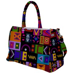 Abstract A Colorful Modern Illustration--- Duffel Travel Bag by Bedest