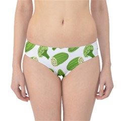 Vegetable Pattern With Composition Broccoli Hipster Bikini Bottoms by pakminggu