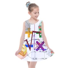 Mathematics Formula Physics School Kids  Summer Dress by Bedest