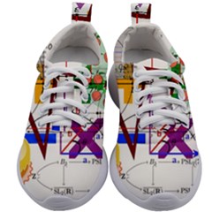 Mathematics Formula Physics School Kids Athletic Shoes by Bedest