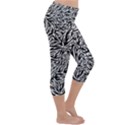 Flame Fire Pattern Digital Art Lightweight Velour Capri Yoga Leggings View3