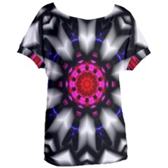 Kaleidoscope-round-metal Women s Oversized T-shirt by Bedest