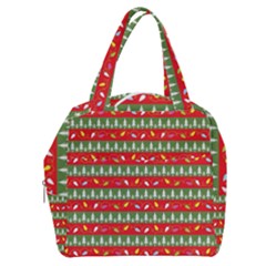 Christmas-papers-red-and-green Boxy Hand Bag by Bedest