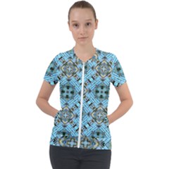 Iphone-background-wallpaper Short Sleeve Zip Up Jacket by Bedest