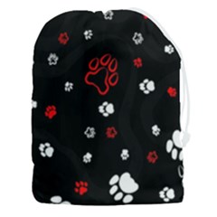 Art Pattern Traces Paw Drawstring Pouch (3xl) by pakminggu