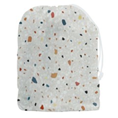 Terrazzo Natural Stone Pattern Art Drawstring Pouch (3xl) by pakminggu