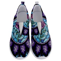 Cathedral Rosette Stained Glass Beauty And The Beast No Lace Lightweight Shoes by Cowasu