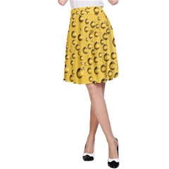 Beer Bubbles A-line Skirt by Cowasu