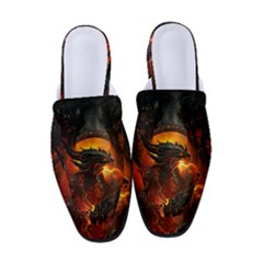 Dragon Fire Fantasy Art Women s Classic Backless Heels by Cowasu