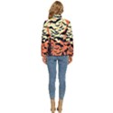 Bat pattern Women s Puffer Bubble Jacket Coat View4