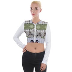 Tutug Oncom Sukabumi Long Sleeve Cropped Velvet Jacket by imanmulyana