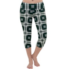 Pattern-design-texture-fashion Capri Yoga Leggings by Cowasu