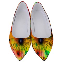 Color-background-structure-lines Women s Low Heels by Cowasu