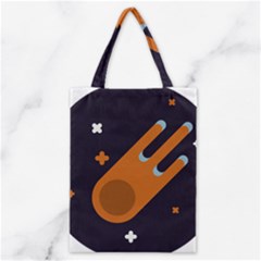 Meteor-meteorite-space-comet Classic Tote Bag by Cowasu