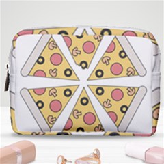 Pizza-slice-food-italian Make Up Pouch (medium) by Sarkoni