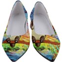 Cartoon Starry Night Art Van Gogh Parody Women s Block Heels  View1