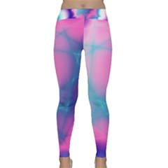 Geometry Abstract Pattern Hypercube Classic Yoga Leggings by Bangk1t