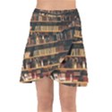 Books On Bookshelf Assorted Color Book Lot In Bookcase Library Wrap Front Skirt View1