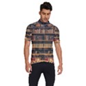 Books On Bookshelf Assorted Color Book Lot In Bookcase Library Men s Short Sleeve Cycling Jersey View3
