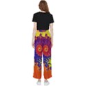 Fractal Spiral Bright Colors Women s Pants  View2