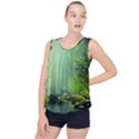 Trees Forest Artwork Nature Beautiful Landscape Bubble Hem Chiffon Tank Top View1